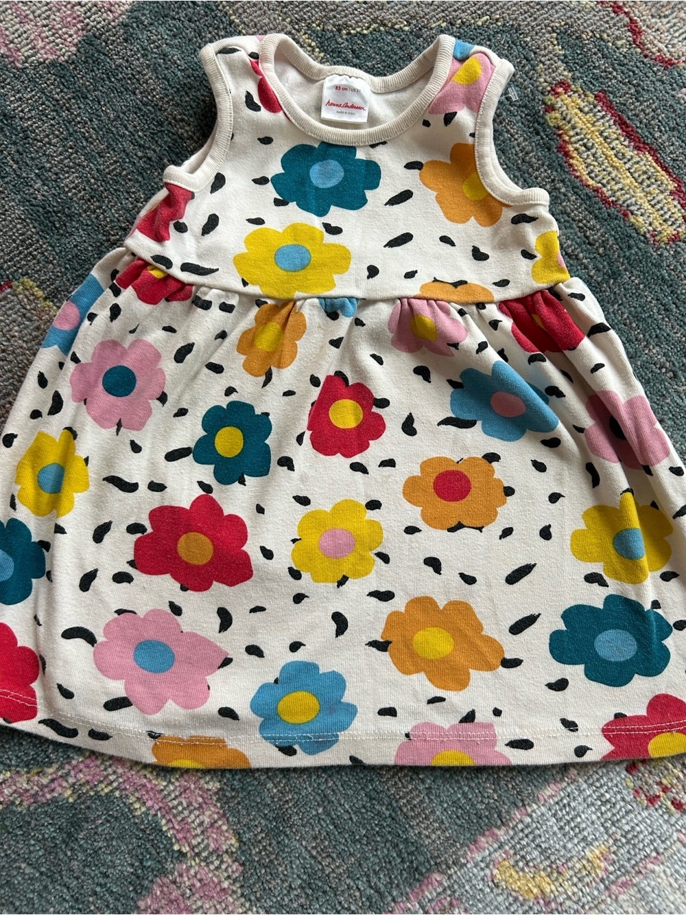 Hanna Andersson Children's Floral Tank Dress - Multicolor cotton